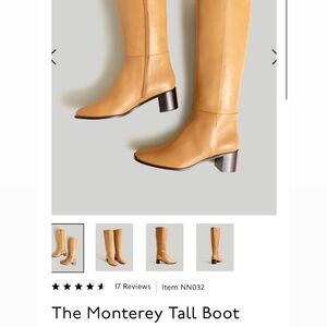 Madewell Leather Boot The Monterey